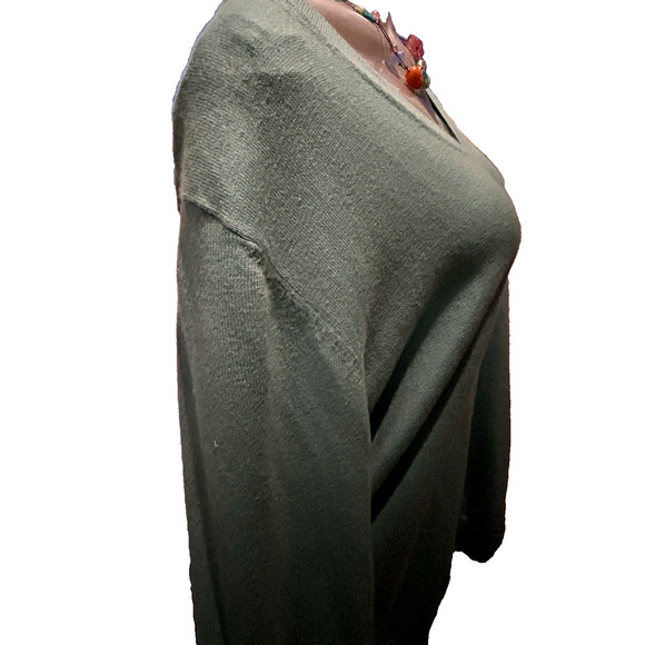 NWT Worthington Meadow Green Long Sleeve Thin Knit Sweater in Size 2X 22 24 - Picture 5 of 11